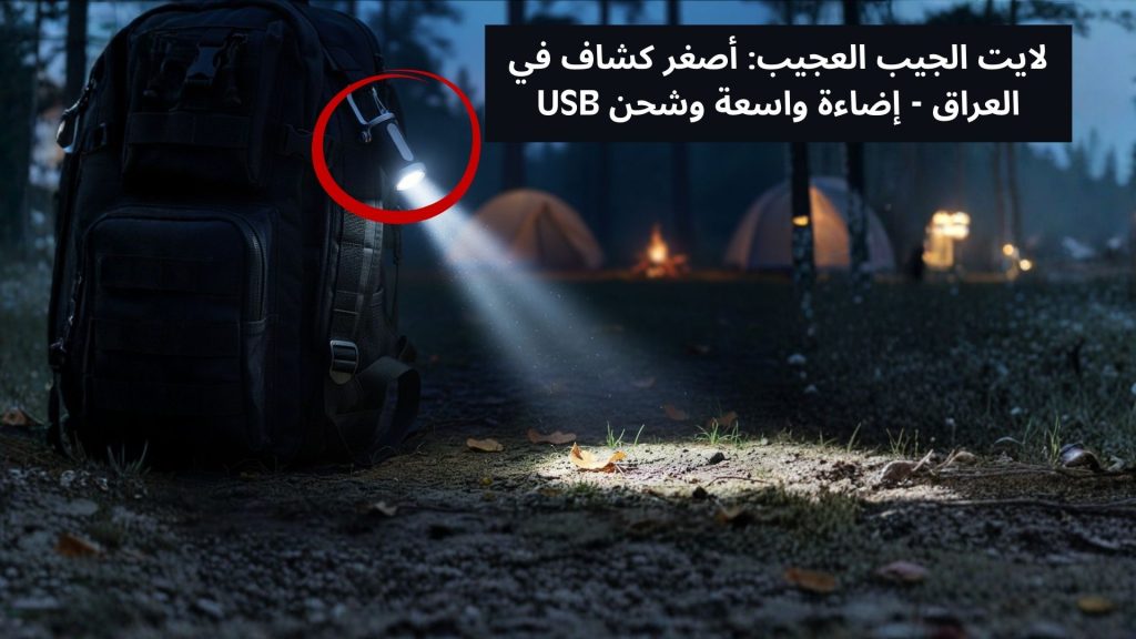 لايت الجيب العجيب أصغر كشاف في العراق - إضاءة واسعة وشحن USB (4)